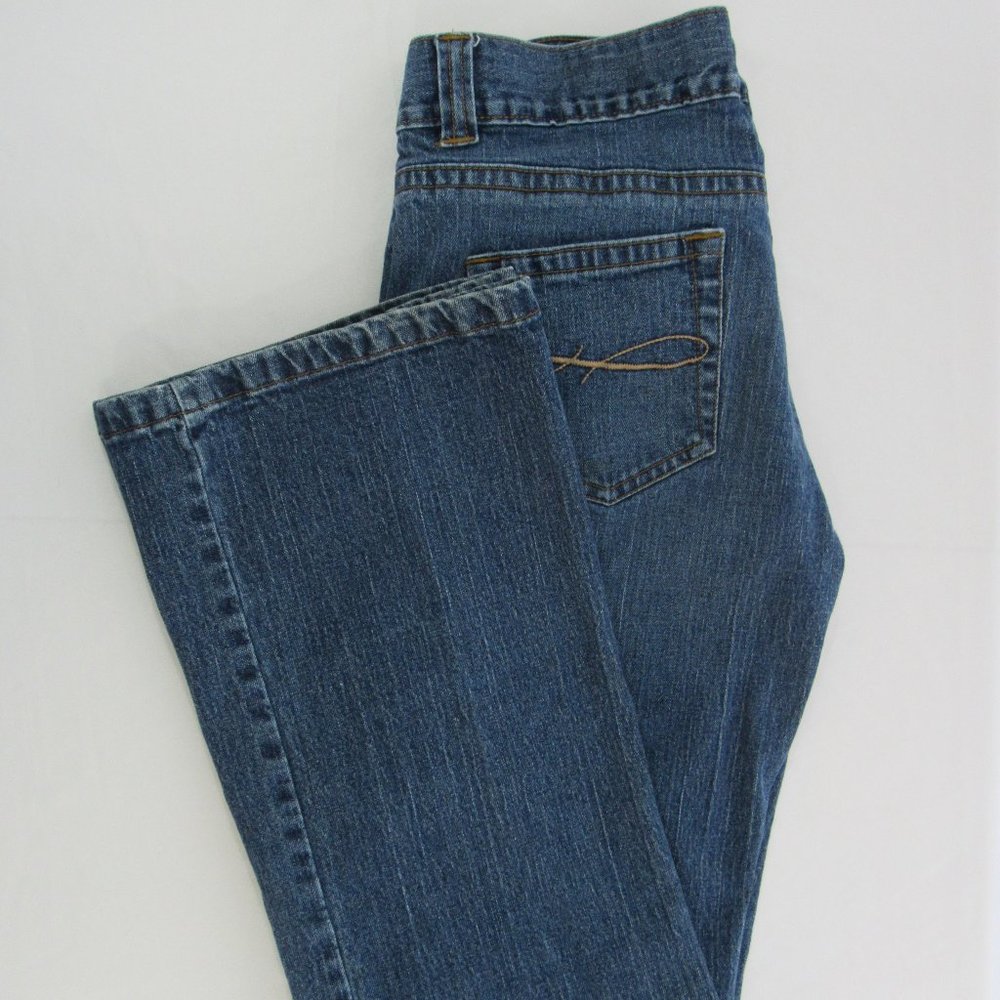"The Limited" 5 pocket boot cut blue jeans